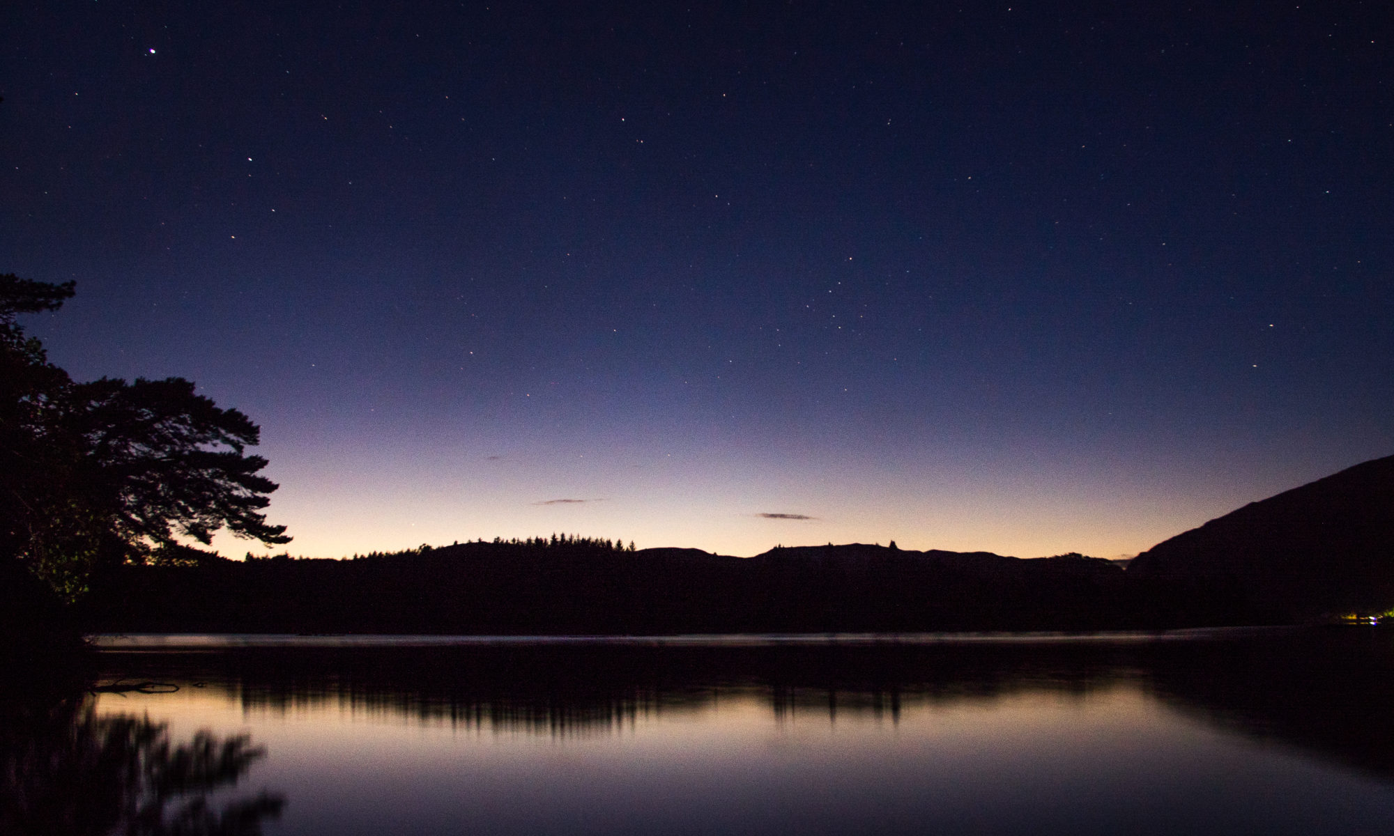 Loch Awe at night