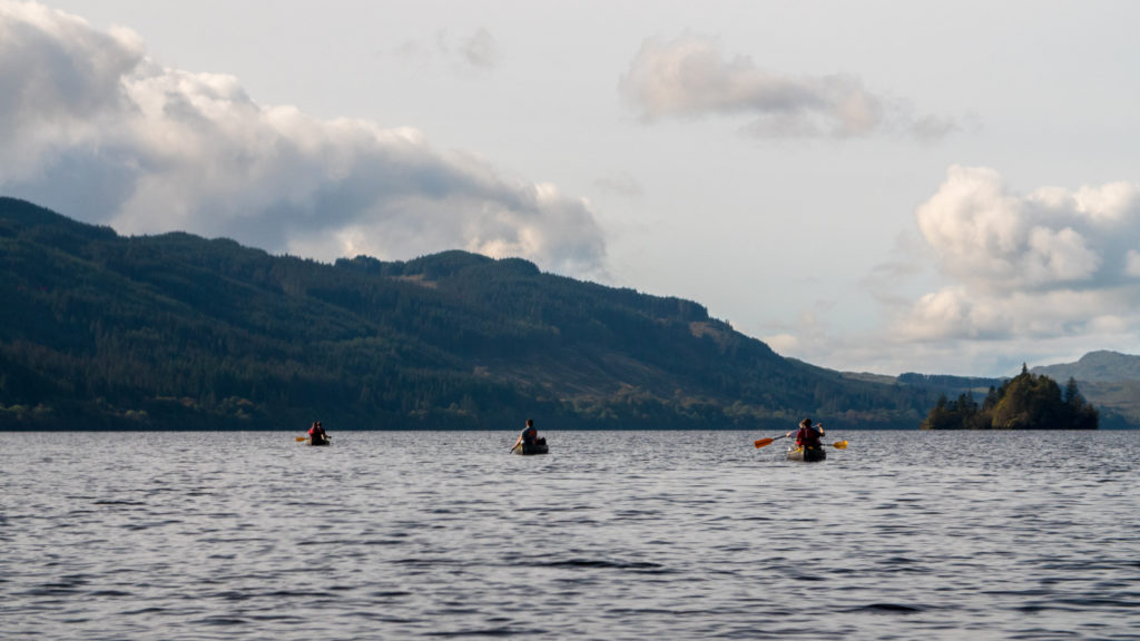 loch awe canoeing