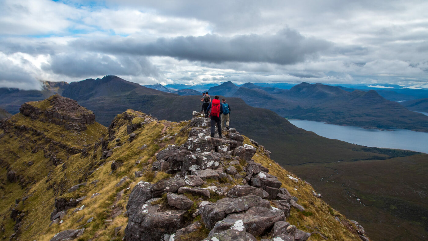 The Mountaineer, ridge walking Bein Alligan